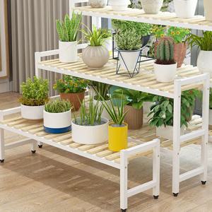 원목 철제 화분정리대 1단 선반 진열대 받침대 화분다이