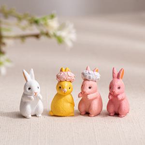 숲속 토끼 미니어처 1P 계묘년 테라리움 DIY 만들기 재료 화분 장식 소품