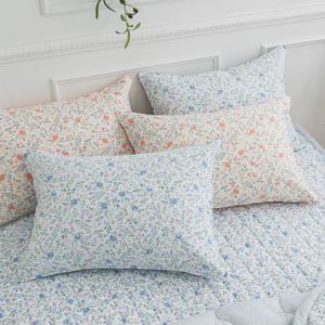 리븐 꽃 사계절 마이크로 베개커버 2size 2colors