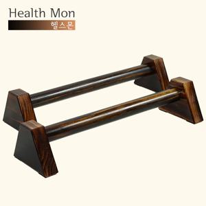 플란체바 푸쉬업바 팔굽혀펴기기구 페럴렛바 프리미엄 탄화목재 50CM