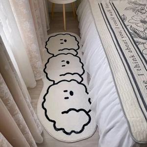 1+1 삼둥이 강아지 발매트 미니 롱 러그 미끄럼방지 침실 거실 현관 욕실 매트 3size