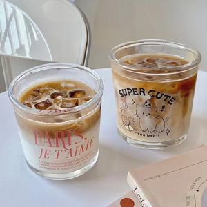요거트 유리컵400ml 2타입