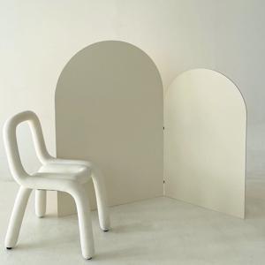 컬러 양면 언발란스 아치 파티션 헤드보드 병풍 가벽 3size