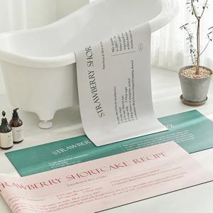 물기순삭! 모던타이포 빨아쓰는 규조토 주방매트 3colors