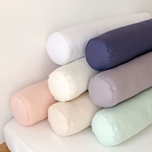 데일리 60수 아사 순면 원형 롱쿠션 바디필로우 커버 7color