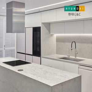 칸스톤 주방상판 리모델링 엔지니어드 스톤 싱크대 상판 교체