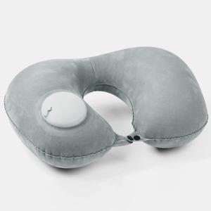 여행용 에어 목 베개 자동 펌프 휴대용 쿠션 DD-12240