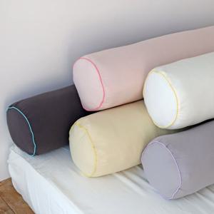 모찌 피치스킨 원형 롱쿠션 바디필로우 커버 5color