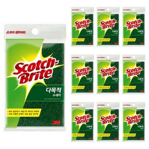 스카치브라이트 다목적 수세미 10PCS 쓰리엠 청수세미