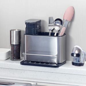 올인원 디스펜서 싱크대 주방 세제 수세미 보관