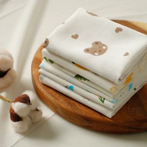 무형광 캐릭터엠보싱 가제손수건 20매 아기손수건