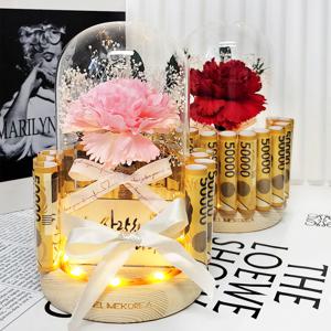 가정의달 용돈 홀더 미스티 카네이션 꽃 유리돔 무드등 어버이날 선물