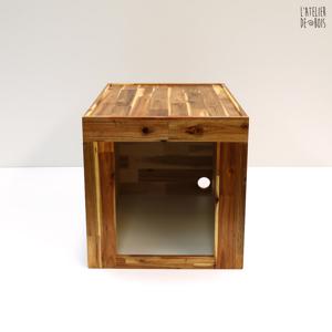 보온개집 추운계절용 중소형견 원목 강아지집