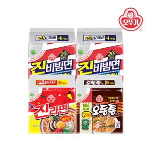 진라면 매운맛 5봉+오동통면 5봉+진비빔면 8봉