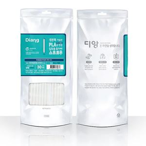 디앙 친환경 PLA 생분해 홈카페 빨대 스트로우 30EA