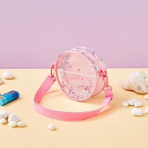키즈토이백_글리터 비치크로스백_핑크
