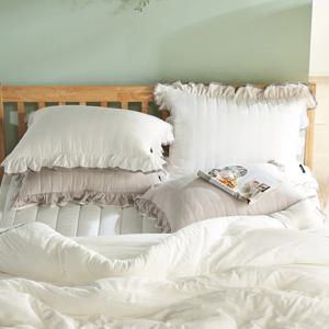 아밍 란타나 모달 프릴 베개커버 50x70 2color 천연 고급소재 꿀잠 사계절 침구