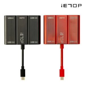 ET-M3000 C타입3.1 멀티커넥터 3포트 케이블 USB3.0 HDMI 스마트폰 덱스