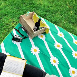 양면 방수 벨크로 돗자리 피크닉매트 - 마가렛 데이지