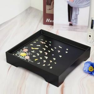 나비숲 자개소반 자개 트레이 쟁반 1인찻잔
