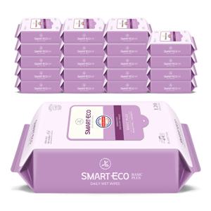 베이직플러스 120매 20팩 리필형 아기물티슈