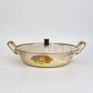 양은 황 전골냄비 24cm 업소용 전골 부대찌개 샤브샤브 오뎅탕 라면 포차 양수냄비