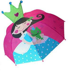 안전한 내부장치 캐릭터 입체우산 - 연지공주