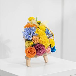 카네이션 조화 화환 별빛미니set 20cm 꽃 어버이날 스승의날 테이블