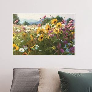셜리노박, Cosmos and Sunflowers, 꽃 플라워 대형 거실 인테리어 그림액자