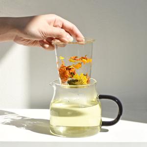 내열유리 필터 차 티백 필터 거름망 티포트 티팟 티세트