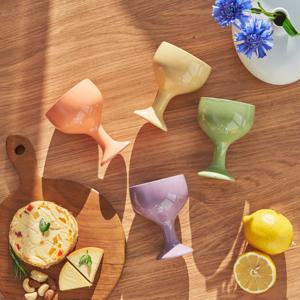 다피 도자기 팔레트 막걸리 고블렛잔 4Color - 1P 술잔(M)