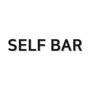SELF BAR 셀프바 문구 표시 표지판 글자