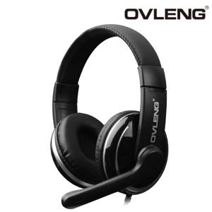 OV-X7 스테레오 게이밍 헤드셋 3.5mm 헤드폰 컴퓨터 PC 데스크톱 고감도 마이크