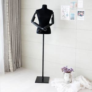 검검 블랙 44사이즈 피노키오 관절 마네킹 전신 여자 여성 옷가게 행거 촬영 마네킨 옷걸이