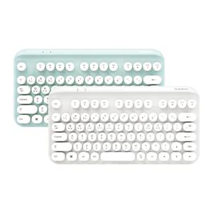 PBK-1000Retro 블루투스 키보드 무선 멀티페어링 레트로 미니 저소음 태블릿 노트북