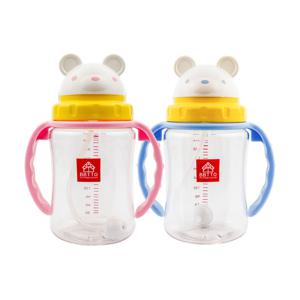 트라이탄 곰돌이 빨대컵 300ml 아기 물병 통