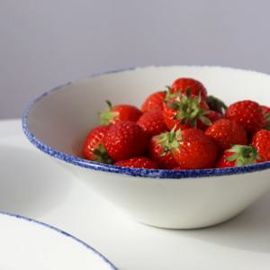 영국 스틸라이트 대플 dapple 도자기 볼 20.25cm 2colors 1개