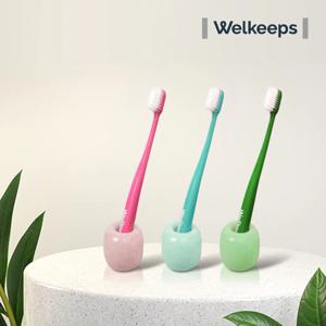 웰티스 컴팩트 칫솔 초극세모 10개입