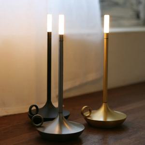 유럽풍 촛대 LED 램프 밝기조절 무선 테이블 조명 단스탠드 3colors