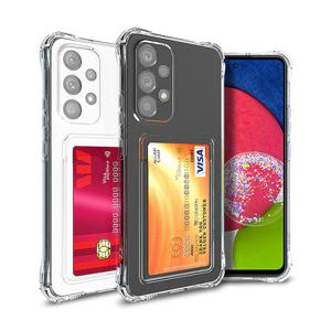 갤럭시 A52s 슬림핏 정품 투명 카드 수납 포켓 케이스