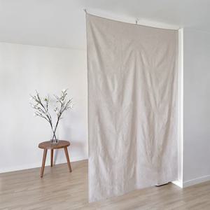 블랭크 린넨 패브릭 파티션 인테리어 가림막 커튼 패브릭 가벽 가리개 (4종)