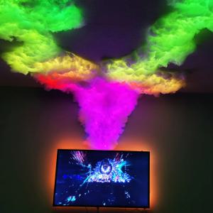 RGB 번개 구름 소리반응 간접조명 LED바 5mX2