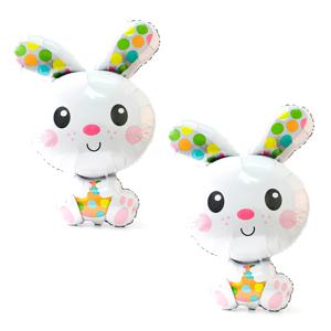 슈퍼쉐잎은박풍선 스포티드버니 토끼풍선 동물풍선