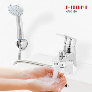 욕실 대붙이 온냉수 혼합 꼭지 샤워 세면 수전 수도꼭지 HY-511