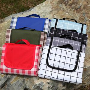 휴대용 두꺼운 캠핑 돗자리 체크 피크닉 텐트이너 방수 매트 대형 야외 사각 해변돗자리 양면
