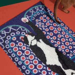 고양이 발매트 러그 현관 다용도실 베란다 도어 코일매트