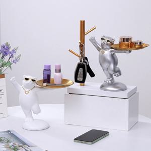 인테리어소품 선글라스 낀 북극곰  미니 트레이 GHT10 2colors