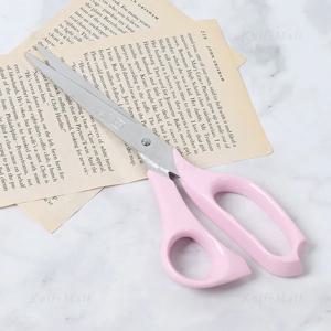 일본 파스텔 주방가위 210mm 한손 재단 사무용 다용도