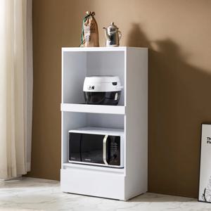 에이븐 600 2단 오픈 렌지대 밥솥장 레인지대 전자렌지 수납장 주방수납장 미니