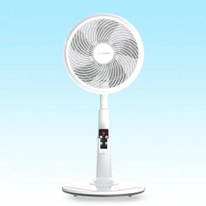 스탠드 선풍기 UMF-33408RW 저소음 리모컨 가정용 발터치